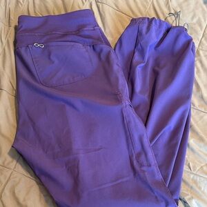 Women's Purple Joggers scrubs